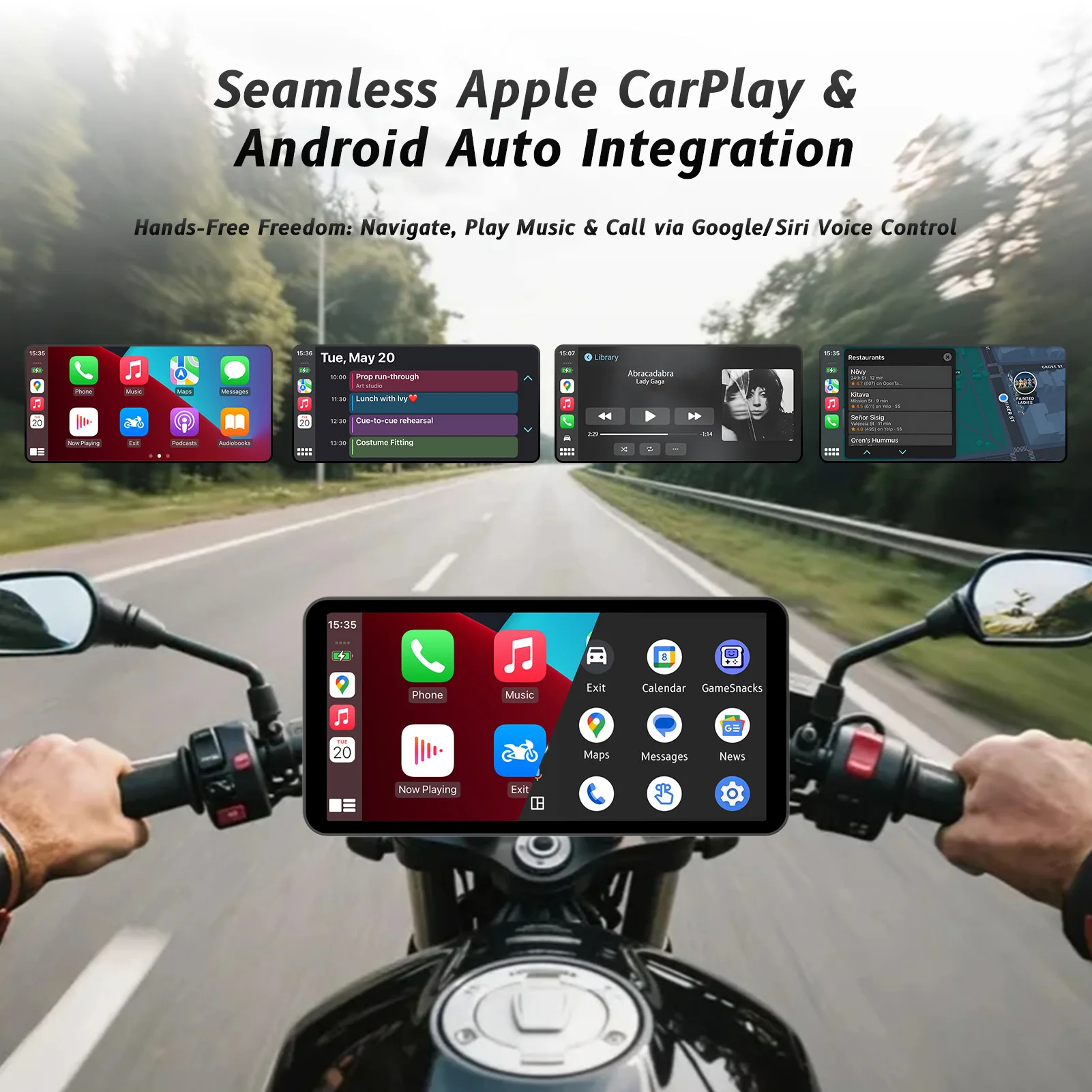 Ecran CarPlay 6 pouces accessoires