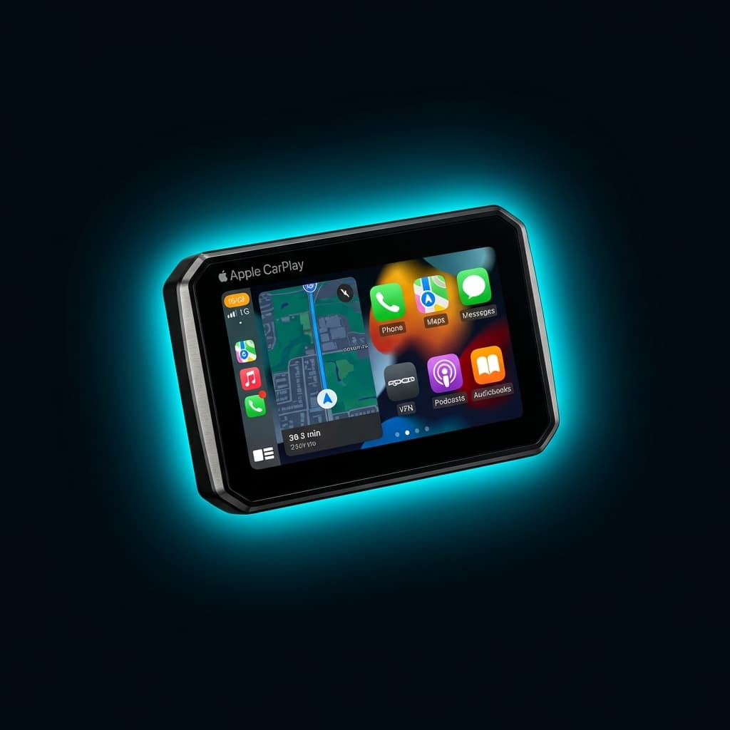 Écran CarPlay pour GPS Moto Ville